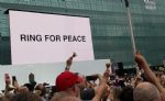 Yoko rings Bells For Peace in Manchester 